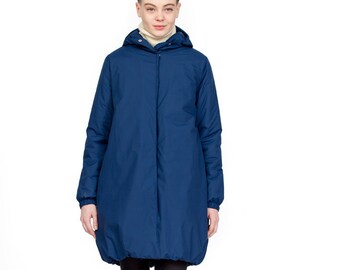 Blue winter coat