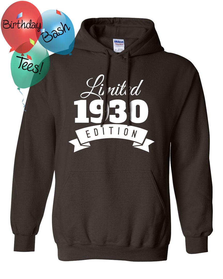 1930 Birthday Hoodie 87 Limited Edition by BirthdayBashTees