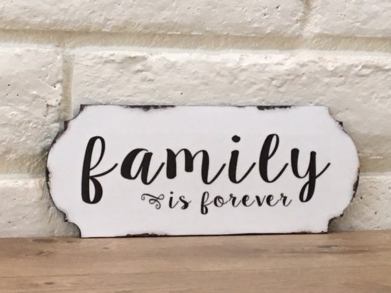 Family Is Forever Wood Sign Word Sign Family Wood Sign