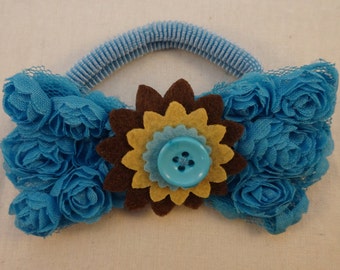Blue - Handmade Fabart Ghungroo Work Hair Clip 14 main image 1