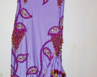 New professional Egyptian Melaya Leff Dress, Oriental folklore dance Costume