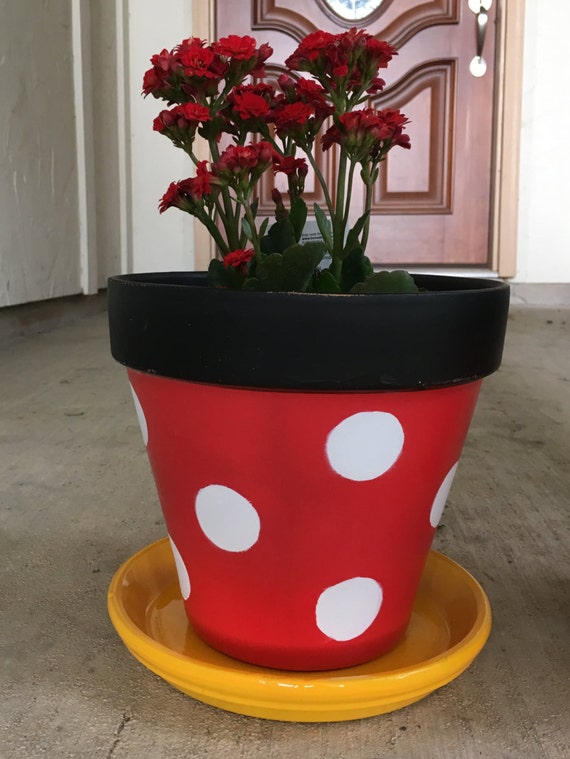 Character inspired flower pot by FlourishAndPots on Etsy