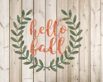 Fall svg files, fall svg design, svg cut files, shirt design svg, fall dxf, hello fall svg, fall harvest svg, diy cut files, svg files diy