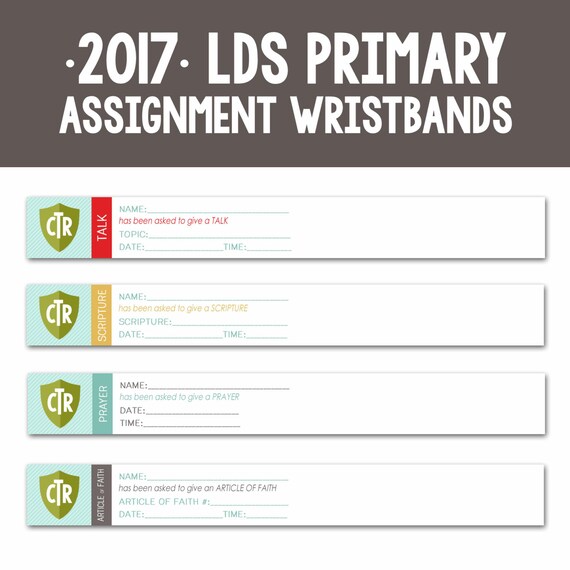 Items similar to 2017 LDS Primary ThemeSharing Time WristbandsSharing