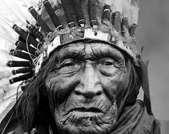 Vintage digital image he dog Sioux circa 1898