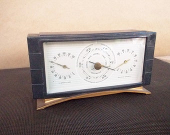 Vintage Airguide Art Deco Desktop Weather Station (Barometer Humidity Temperature)