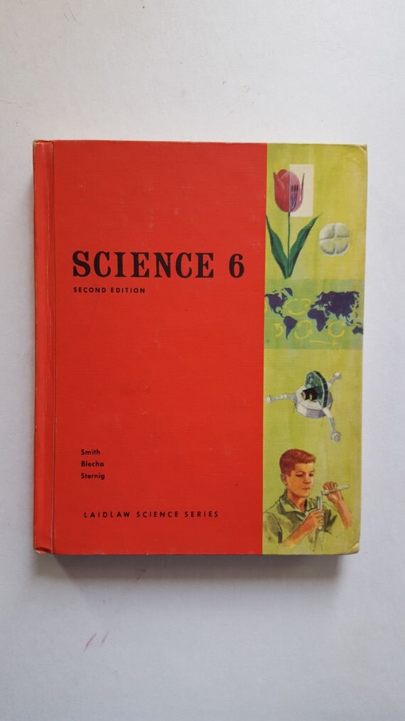 Vintage Science Book School Science Test Book 6th Grade