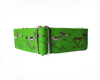 1.5 inch Martingale Collar, Greyhound Martingale Collar, Galgo Collar, Neon Martingale Collar, Levrier