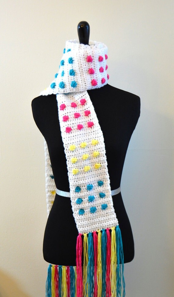 candy button scarf