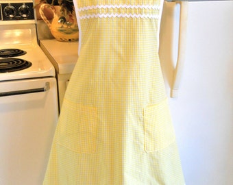 Grandma Style Old Fashioned Full Apron MADE by ...