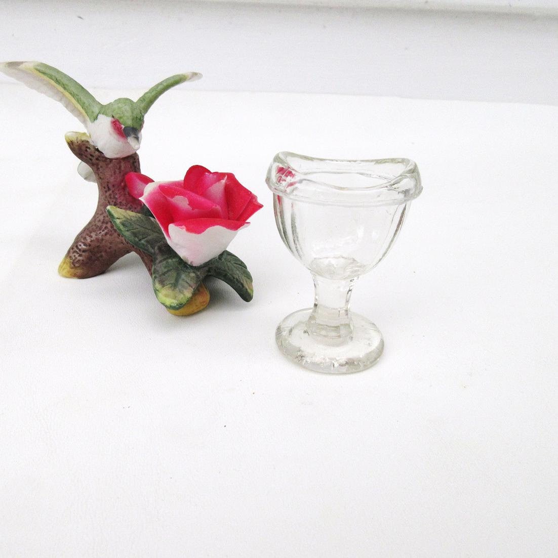 Antique Eye Wash Cup Eyewash Eye Bath Pressed Glass Cup