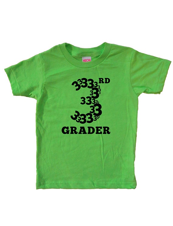 third grade shirts