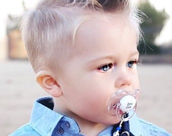 Custom Baby Gift Monogram Pacifier Custom Pacifier Personalized Pacifier Personalized Baby Pacifier Baby Pacifier Custom Baby Boy Pacifier
