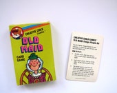 Vintage Old Maid Playing Cards - 1986 Playmore Creative Child - Fun Graphics - Card Names - Professions - Family Game Night - Arts Crafts