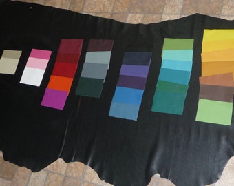 Leather Hide 18-22 sq ft Choose from 44 colors from our DIVINE top grain Cowhide SHIP ROLLED fabric 2-2.5 oz / 0.8-1 mm PeggySueAlso™