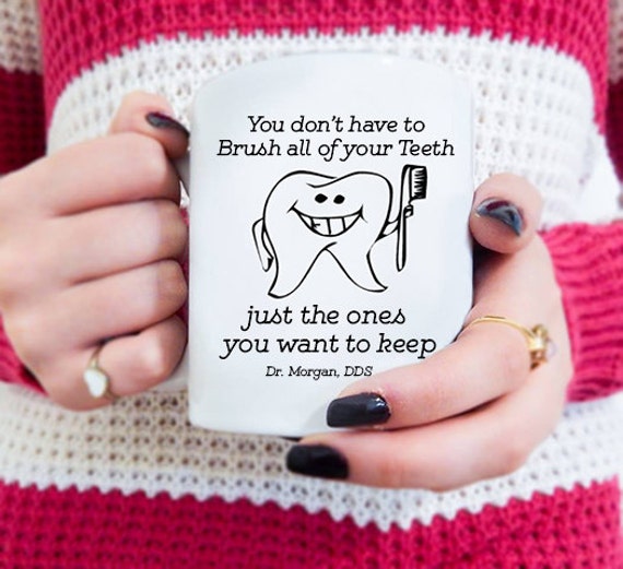 Dentist Mug Gifts for Dentist Funny Dentist Birthday by Mugsleys