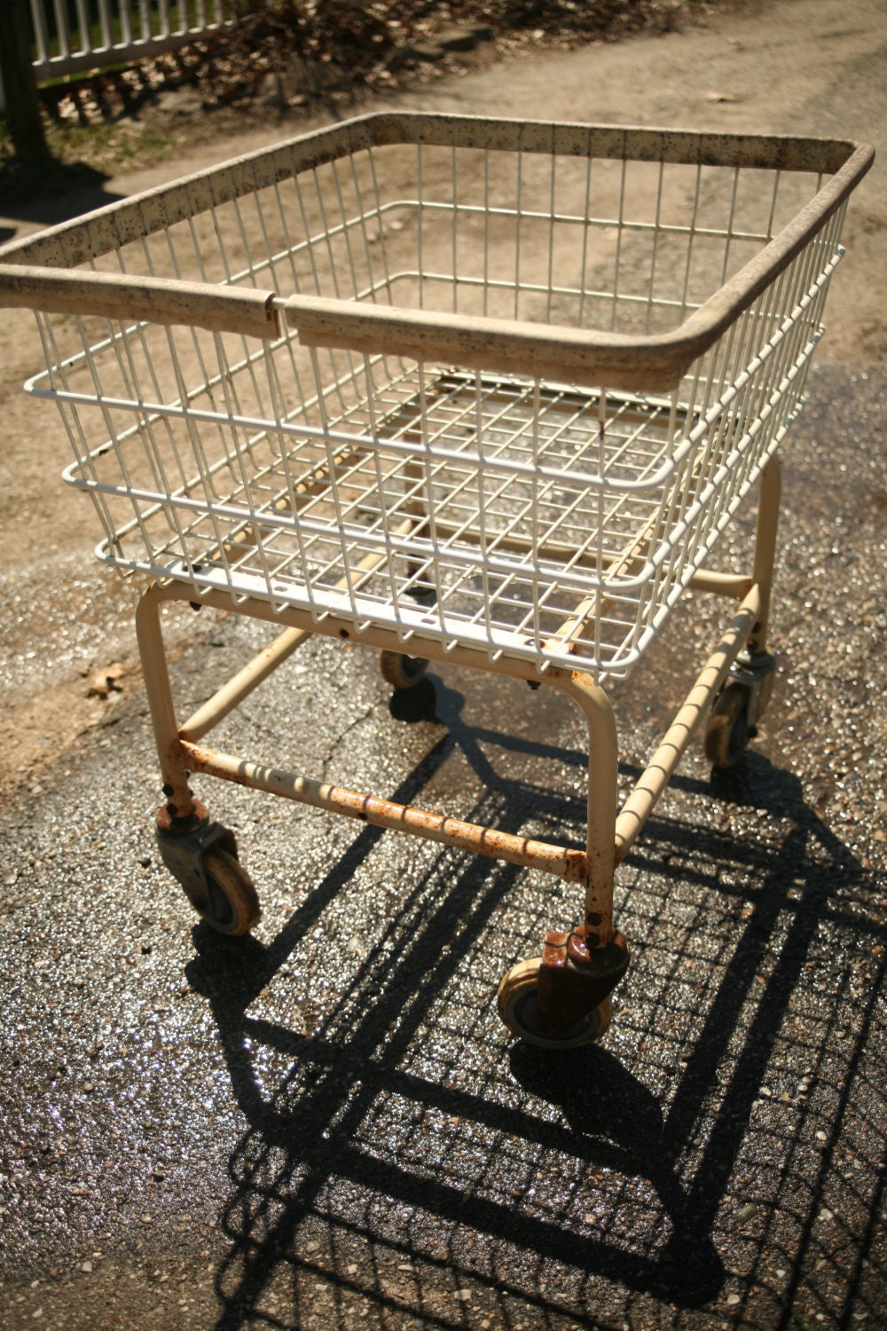 Spring Sale Vintage Laundry Cart Vintage 1960'S