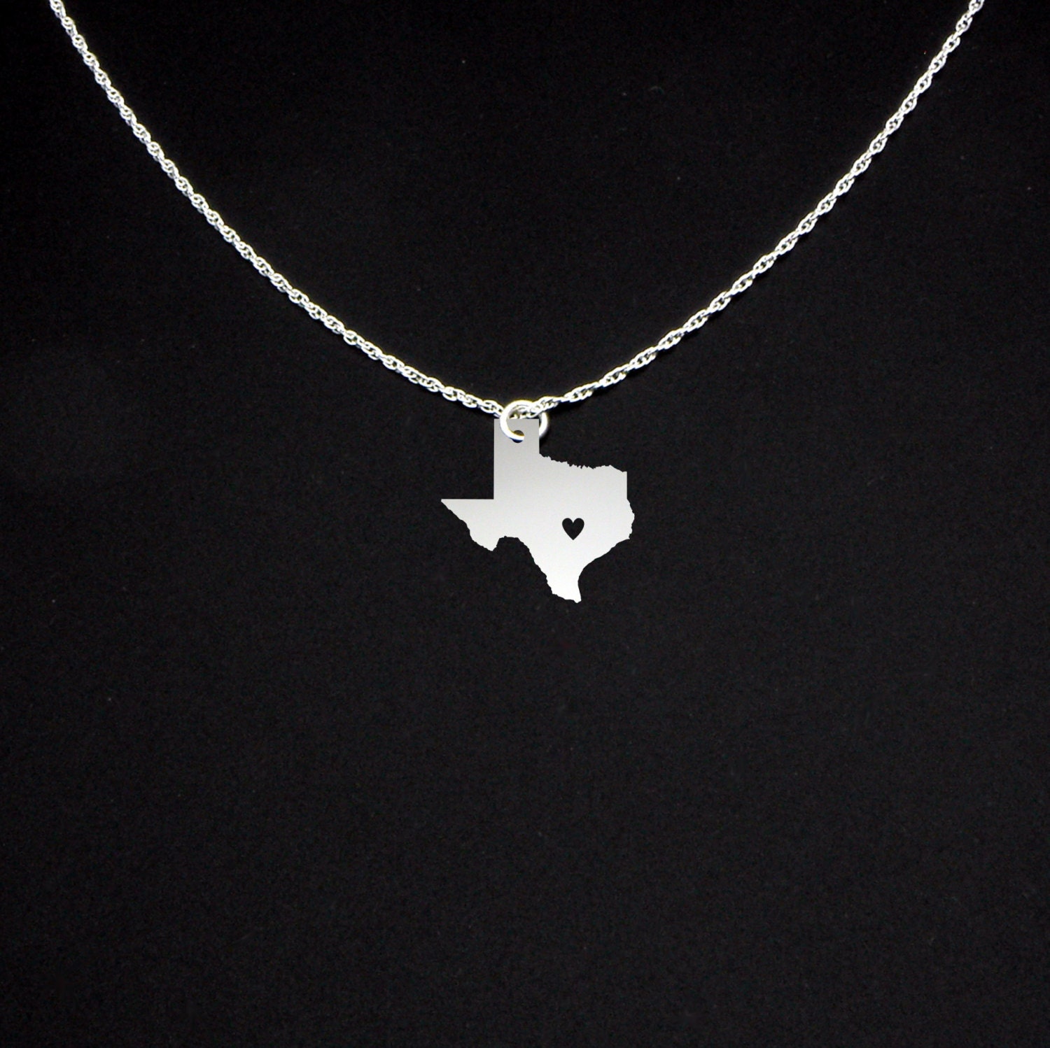 Texas Necklace State Necklace State Charms Gifts for Her