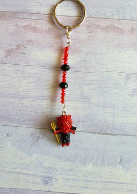 Devil Key ChainRed KeychainDevil Key HilderRed DevilDevil