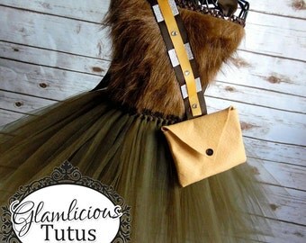 Chewbacca Inspired costume | Wookie tutu dress| costume| newborn- size 10 child listing