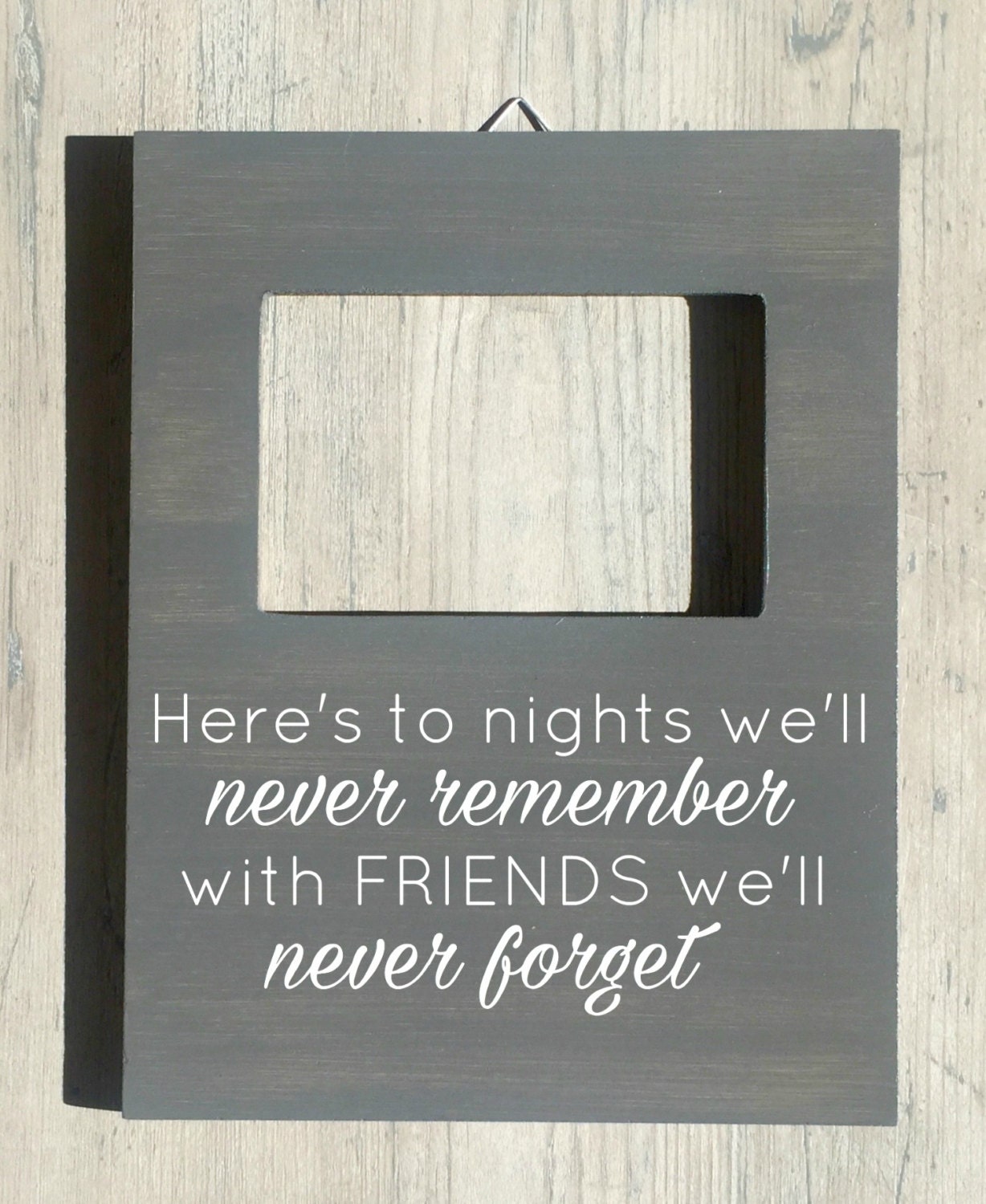 Friend Quote Picture Frame Personalized Friend by FourLeafFrames