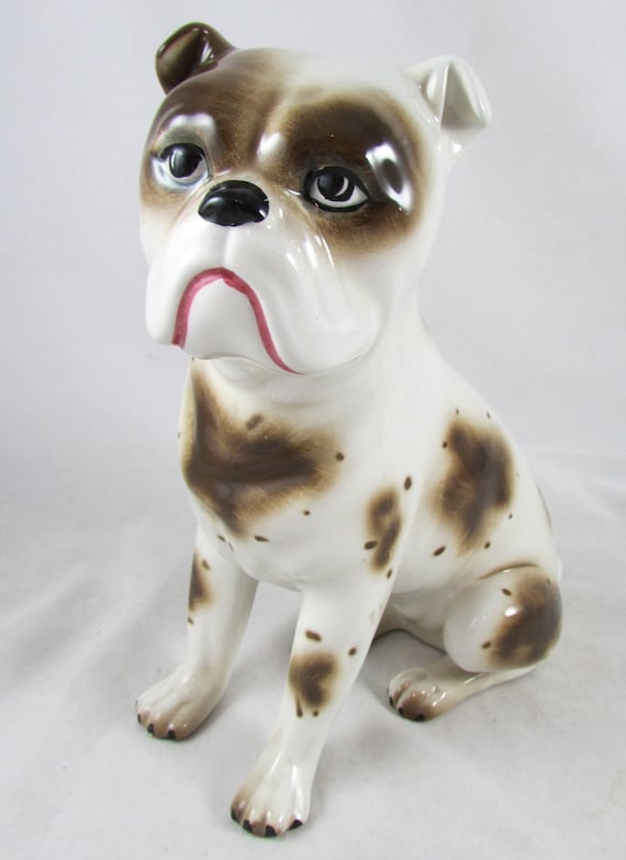 ceramic bulldog figurine