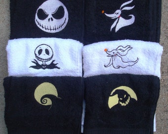 Nightmare Before Christmas Towels