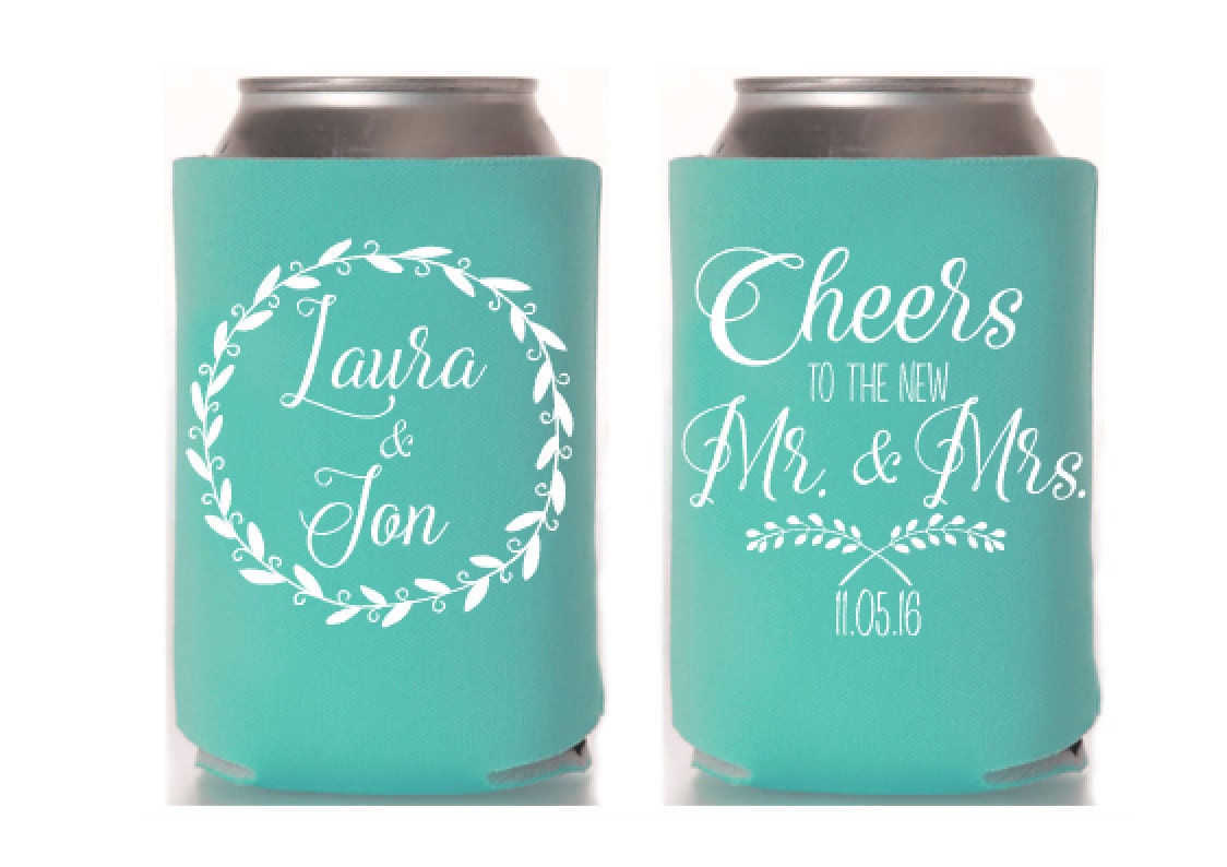 Koozie Designs For Weddings 4