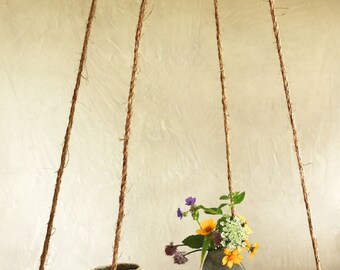 Hanging table – Bed side table – Scandinavian – Suspended table – Hammock table – Nightstand – End table – Reclaimed wood – Barn wood