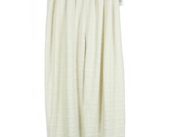 Vintage 90s, Cream, High Waisted Pants, 90s clothing, 80s clothing, 90s pants, 80s pants, vintage pants, unisex, loose fit, Twin Peaks