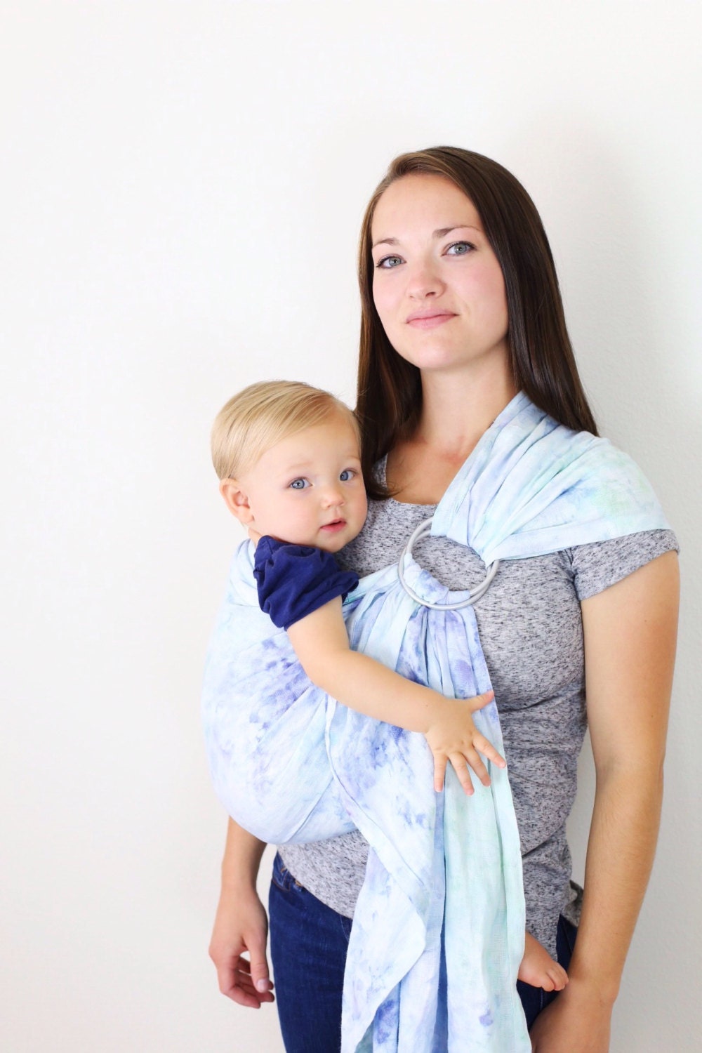 baby ring sling baby carrier linen ring sling hand dyed