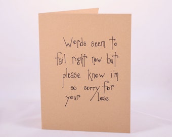 Miscarriage Card - Miscarriage Sympathy Card - Pregnancy Loss Sympathy Card - Loss of Baby Card - Loss of Baby Condolence Card - Bereavement