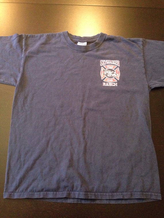 Star Wars Skywalker Ranch Fire Dept. T shirt Youth Large