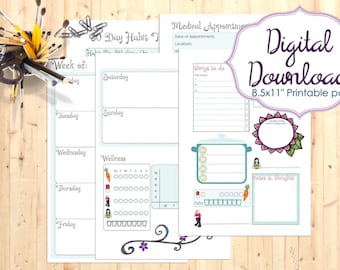 A5 Printable Self-Care Planner
