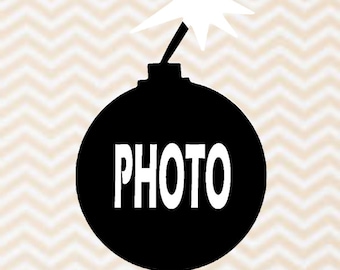 Photo Booth Props 2 Photo Bomb Sign Selfie Photo Prop Instagram Photo Prop Wedding Photo Prop Graduation Photo Prop Birthday Photo Booth