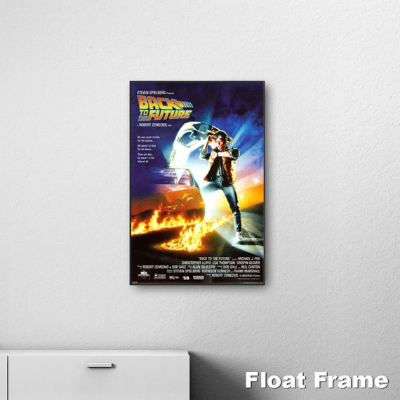 Back to the future wall art. Choose either a Float Frame