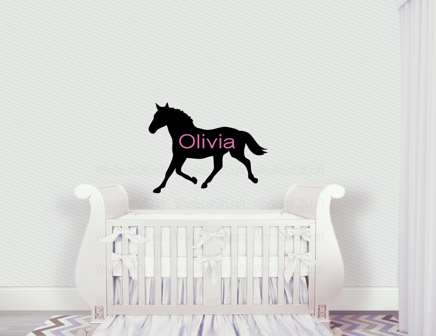 Horse Wall Decal Personalized Wall Decals Horse Room Decor