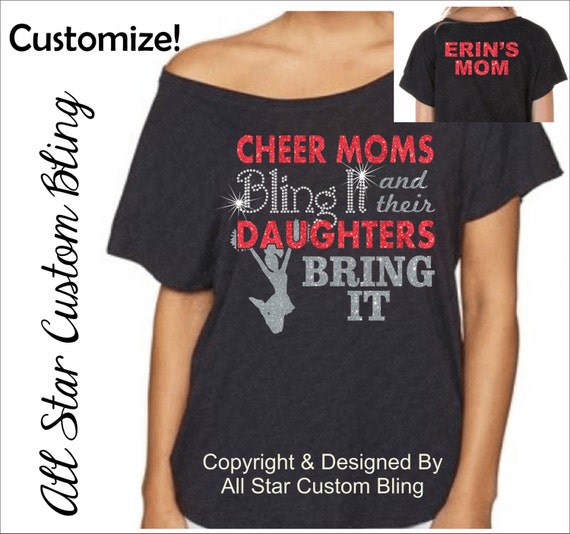 Cheer Moms Bling It and Their Daughters Bring It Bling Glitter