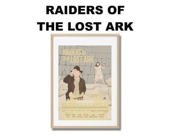 Indiana Jones - Raiders of the Lost Ark Movie Print - Poster Steven Spielberg A3