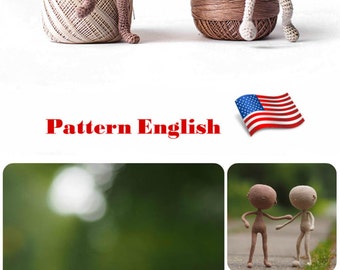 amigurumi doll body pattern, base model little doll, crochet tutorial ENGLISH, e-book Pattern art doll, stuffed doll body