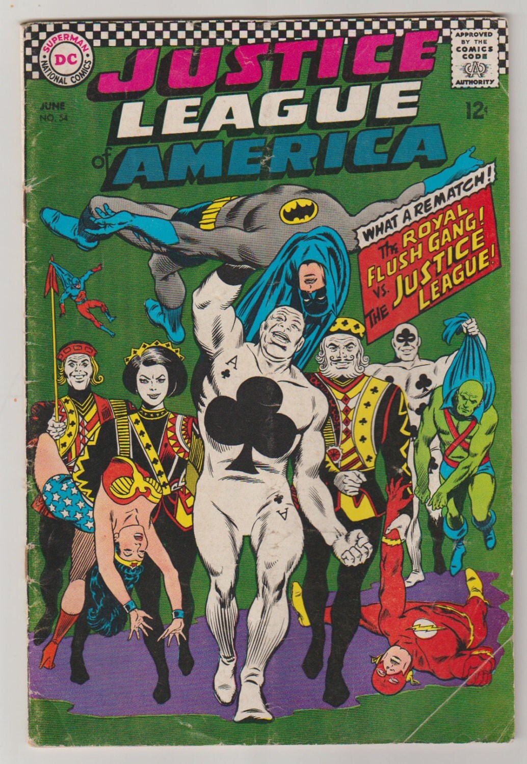 Justice League of America Vol 1 54 Silver Age by RubbersuitStudios