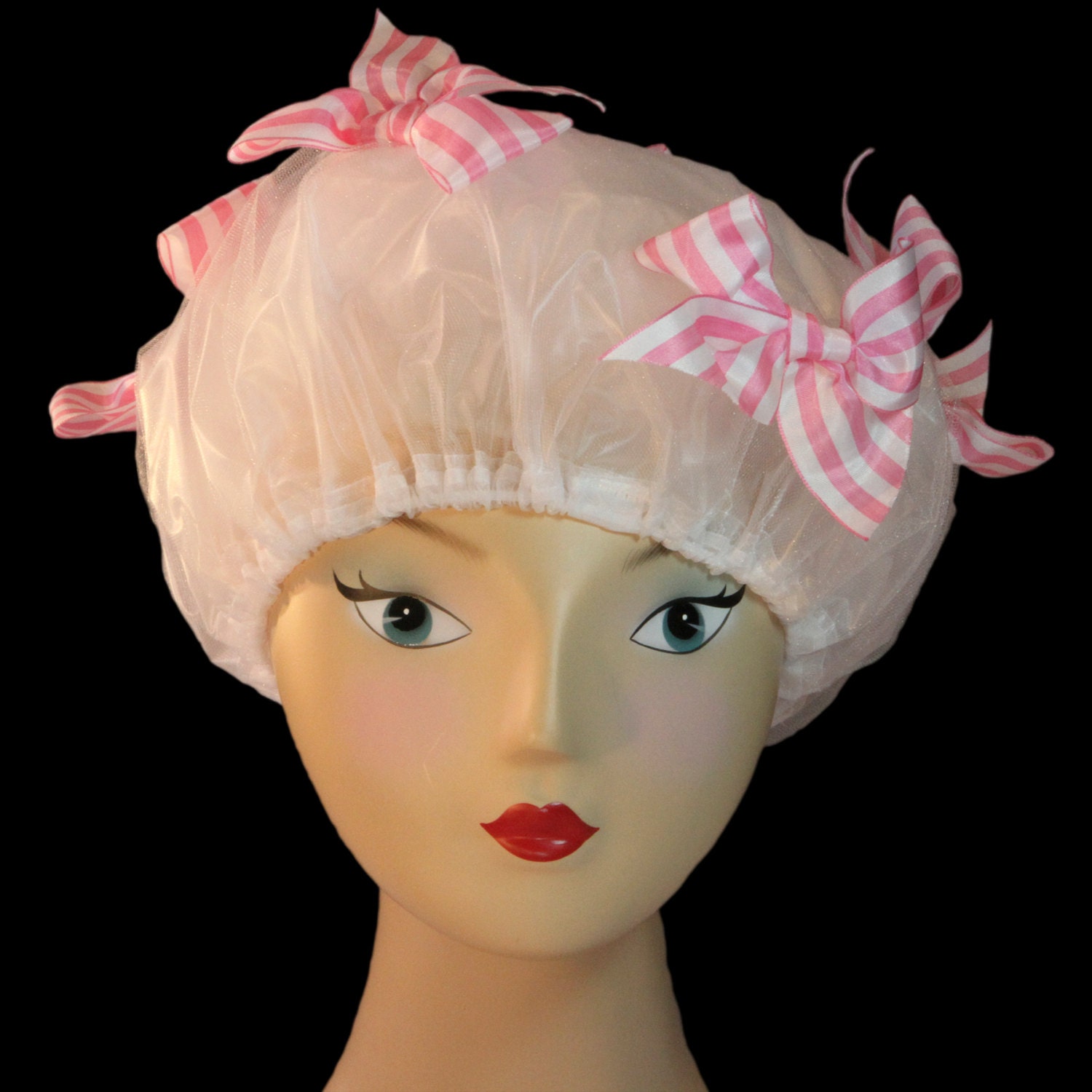 Designer Shower Cap. Original Bouffant Designer Shower Cap