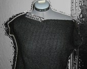 Biotic distressed sweater "t" (medium)