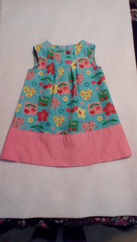 Spring/Summer Little Girls Dress size 3T Pink blue Toddler