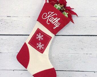 Personalized Christmas Stocking - Christmas Stocking - Personalized Stocking - Stockings - Personalized Holiday Stocking - Christmas Gift