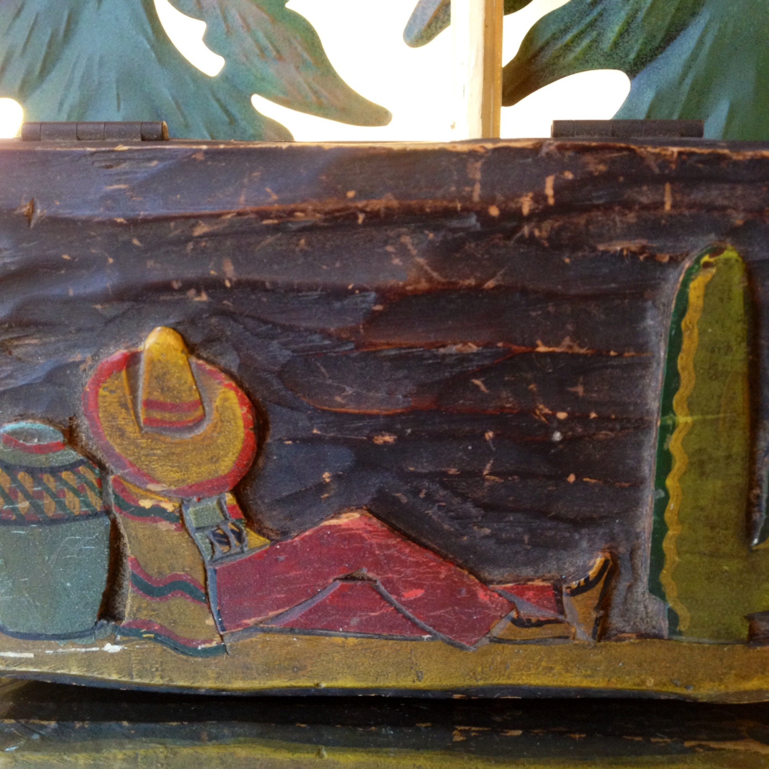 Wood Box Jewelry Box Wood Trinket Box Southwestern Box Western Box