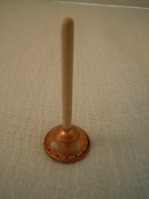 Miniature Plunger Vintage Toilet Plunger Handmade