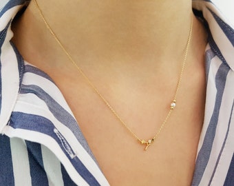 Constellation with birthstone necklace/Zodiac Constellation Necklace/Zodiac-sign,Cancer, The Crab (June 21- July 22) ) necklace with giftbox