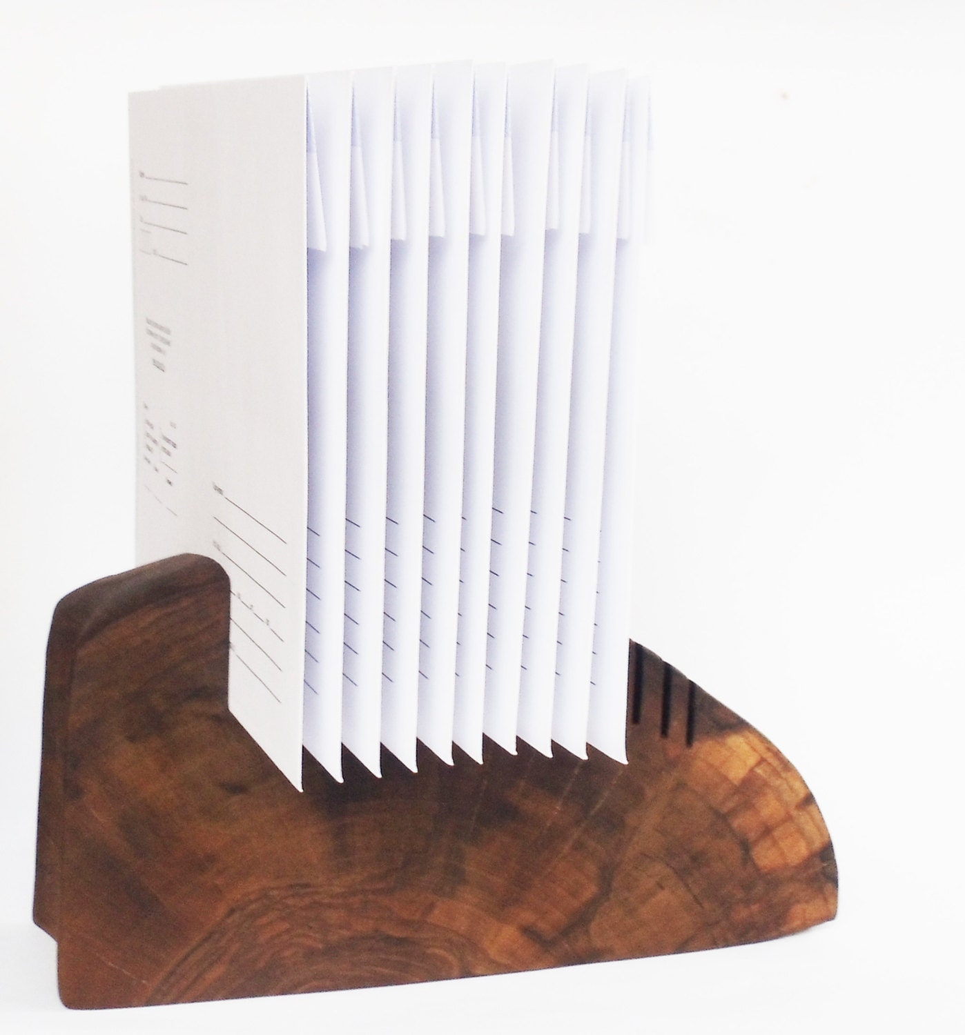 Letter Holder Wood Mail Organizer Desk Organizer Wooden