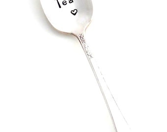 Personalized Stamped Spoon. Custom Stamped Spoon. Teaspoon with Name. The ORIGINAL Hand Stamped Vintage Spoons™ Personalized Coffee Spoon.